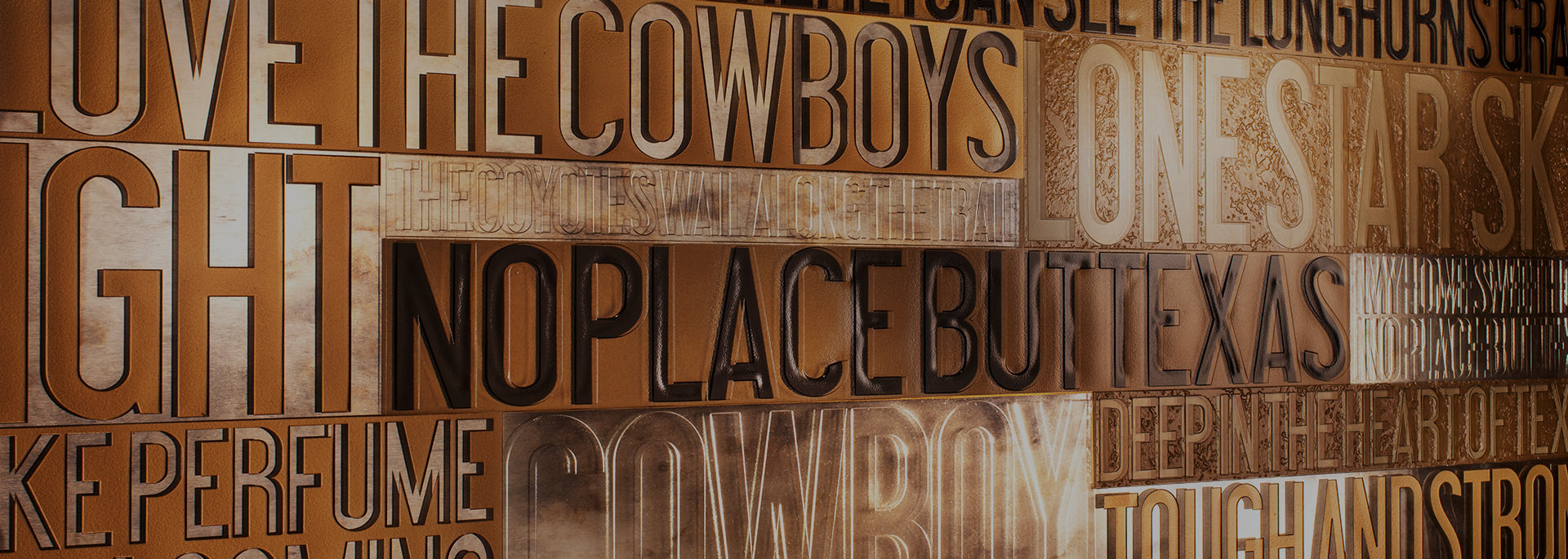 closeup view of a sign that says cowboys