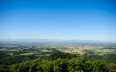 View from Maoi Bungakudai in Hokkaido