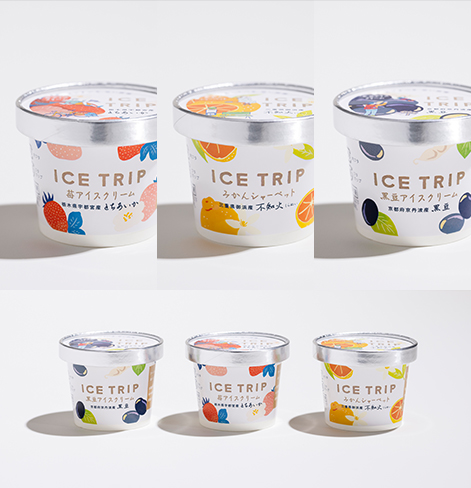 Original Ice cream with 3 flavors