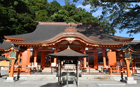 Exterior of Kumano Nachi Shrine in Wakayama Prefecture