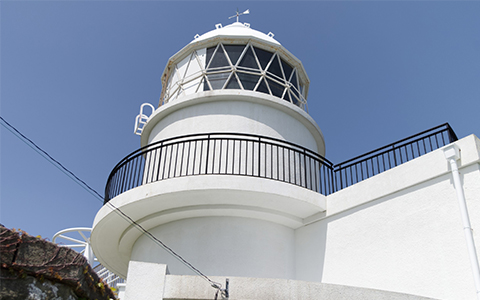 Kashinozaki Lighthouse tower during the day