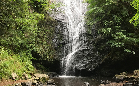 A waterfall at kototaki falls