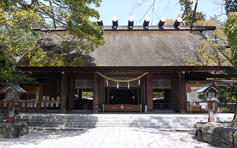 Exterior of Motise Kono Shrine