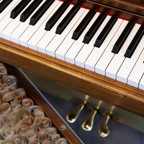 A piano.