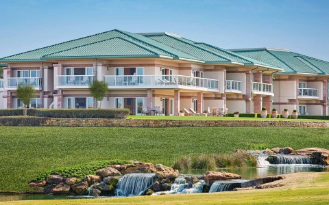 river next to resort