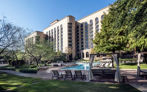 resort with pool